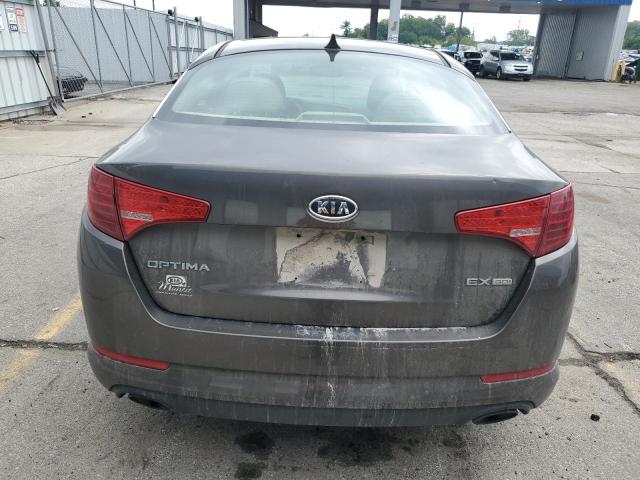 5XXGN4A7XCG048417 - 2012 KIA OPTIMA EX CHARCOAL photo 6