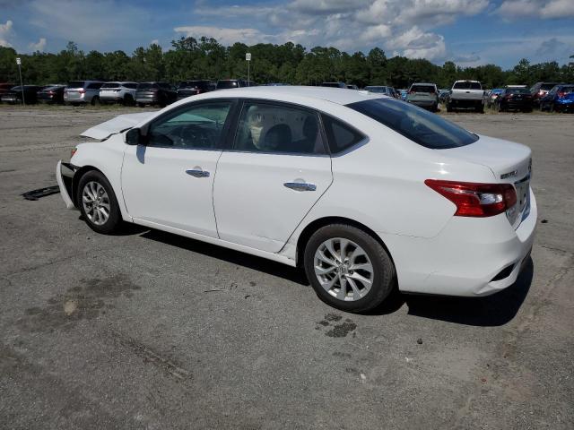 3N1AB7AP1KY354396 - 2019 NISSAN SENTRA S WHITE photo 2