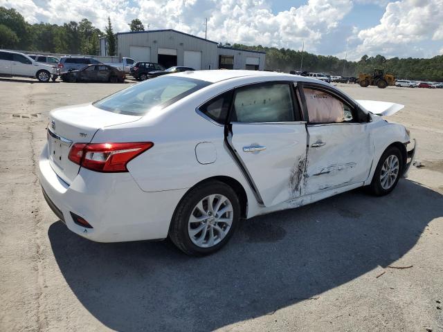 3N1AB7AP1KY354396 - 2019 NISSAN SENTRA S WHITE photo 3