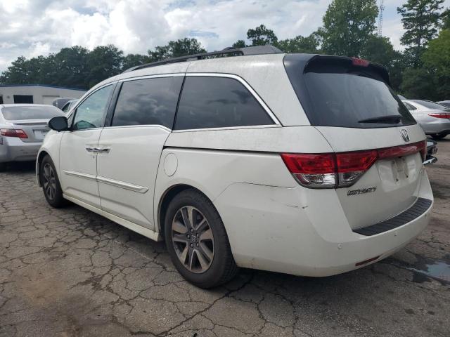 5FNRL5H95EB090768 - 2014 HONDA ODYSSEY TOURING WHITE photo 2