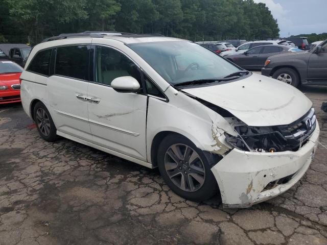 5FNRL5H95EB090768 - 2014 HONDA ODYSSEY TOURING WHITE photo 4