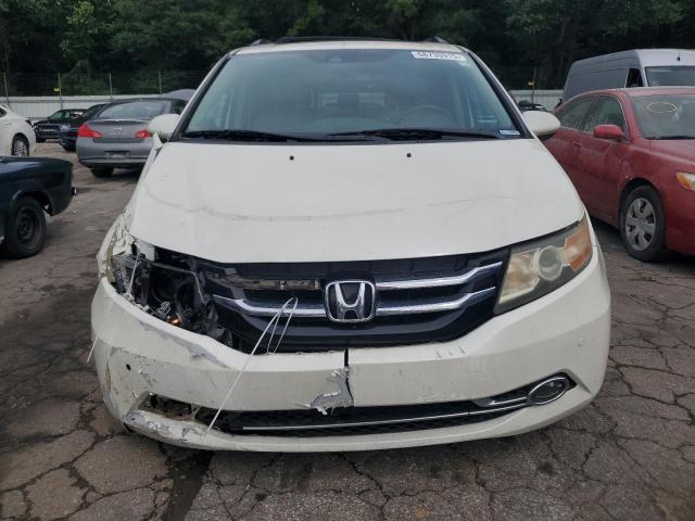 5FNRL5H95EB090768 - 2014 HONDA ODYSSEY TOURING WHITE photo 5