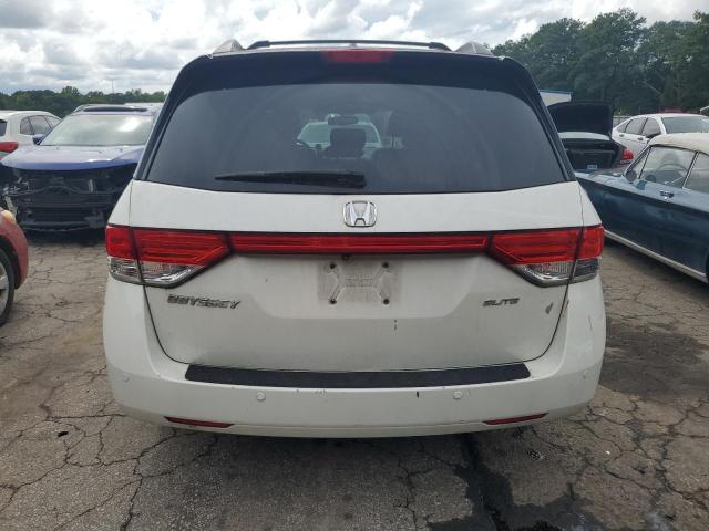 5FNRL5H95EB090768 - 2014 HONDA ODYSSEY TOURING WHITE photo 6