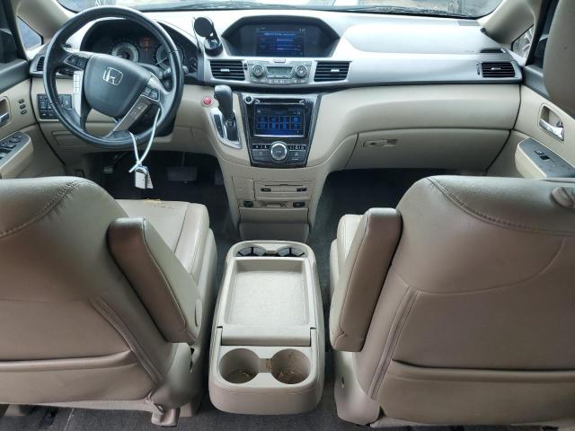 5FNRL5H95EB090768 - 2014 HONDA ODYSSEY TOURING WHITE photo 8