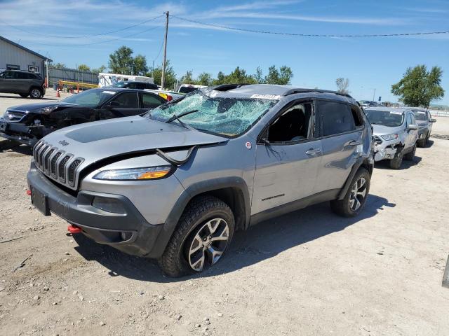 1C4PJMBS0FW576503 - 2015 JEEP CHEROKEE TRAILHAWK GRAY photo 1