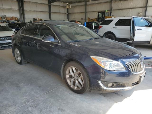 2G4GS5GX7G9106997 - 2016 BUICK REGAL PREMIUM BLUE photo 4