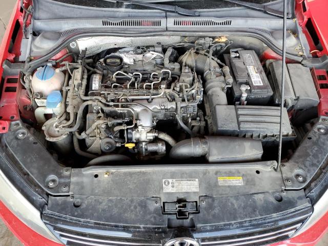 3VWLL7AJXEM440541 - 2014 VOLKSWAGEN JETTA TDI Qırmızı foto 11