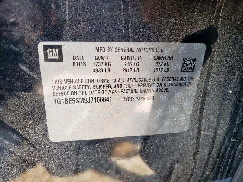 1G1BE5SM9J7166641 - 2018 CHEVROLET CRUZE LT Qara foto 12