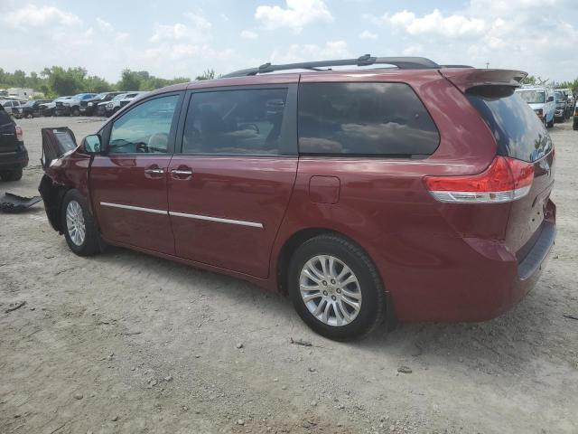 5TDYK3DC7ES415467 - 2014 TOYOTA SIENNA XLE BURGUNDY photo 2