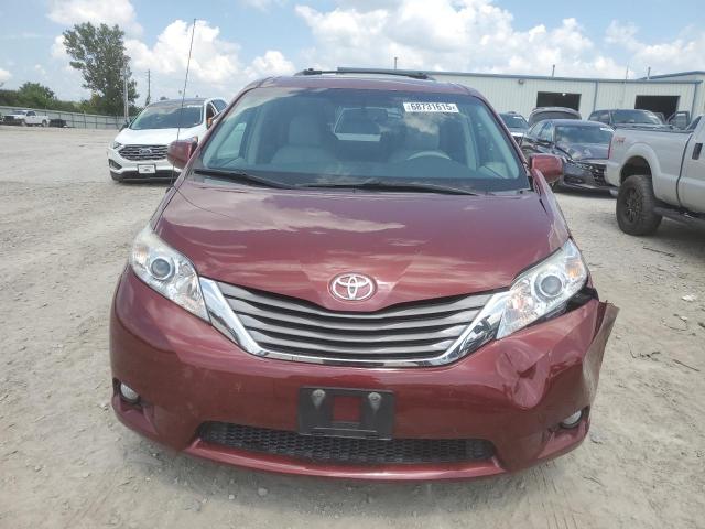 5TDYK3DC7ES415467 - 2014 TOYOTA SIENNA XLE BURGUNDY photo 5