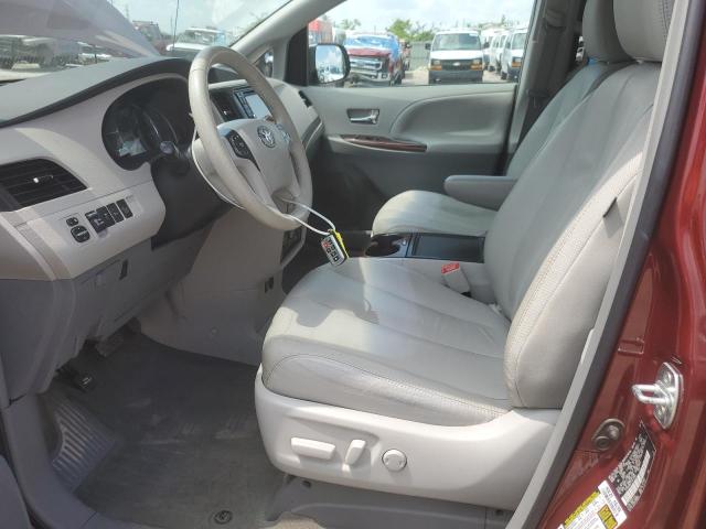 5TDYK3DC7ES415467 - 2014 TOYOTA SIENNA XLE BURGUNDY photo 7