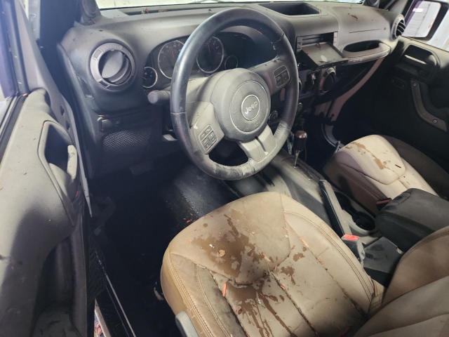 1C4BJWEG2DL591273 - 2013 JEEP WRANGLER U SAHARA WHITE photo 8