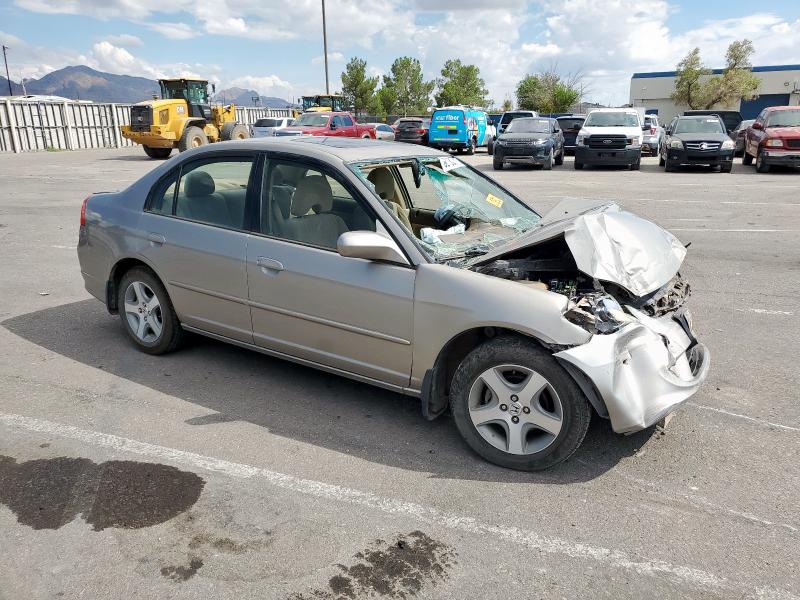 2HGES26844H609894 - 2004 HONDA CIVIC EX TAN photo 4