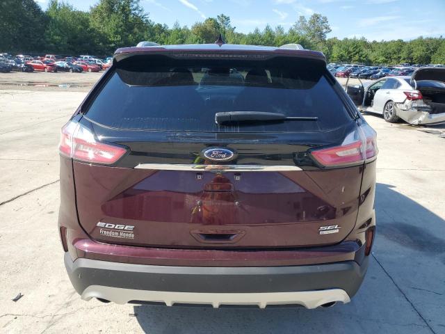 2FMPK3J99KBC43245 - 2019 FORD EDGE SEL MAROON photo 6