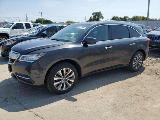 5FRYD4H62GB032272 - 2016 ACURA MDX TECHNOLOGY GRAY photo 1