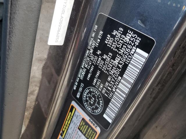 5XYZUDLA3GG366255 - 2016 HYUNDAI SANTA FE S BLUE photo 14