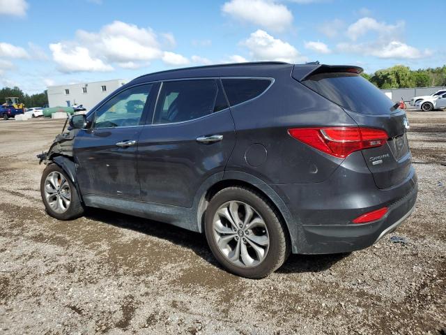 5XYZUDLA3GG366255 - 2016 HYUNDAI SANTA FE S BLUE photo 2