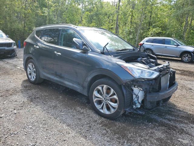 5XYZUDLA3GG366255 - 2016 HYUNDAI SANTA FE S BLUE photo 4