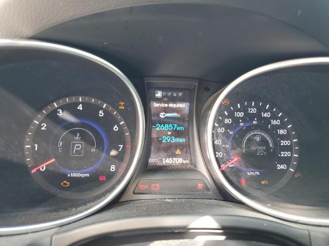 5XYZUDLA3GG366255 - 2016 HYUNDAI SANTA FE S BLUE photo 9