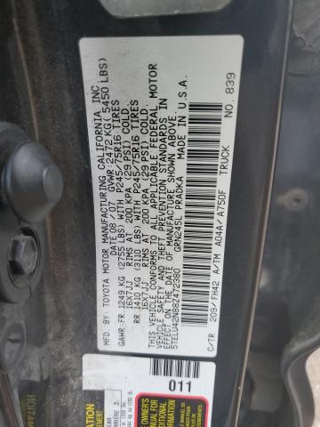 5TELU42N88Z472380 - 2008 TOYOTA TACOMA DOUBLE CAB Қара фото 12