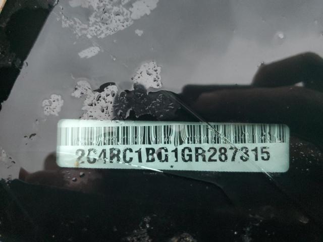 2C4RC1BG1GR287315 - 2016 CHRYSLER TOWN & COU TOURING BLACK photo 14