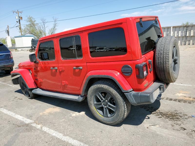 1C4HJXEN2MW668060 - 2021 JEEP WRANGLER U SAHARA RED photo 2