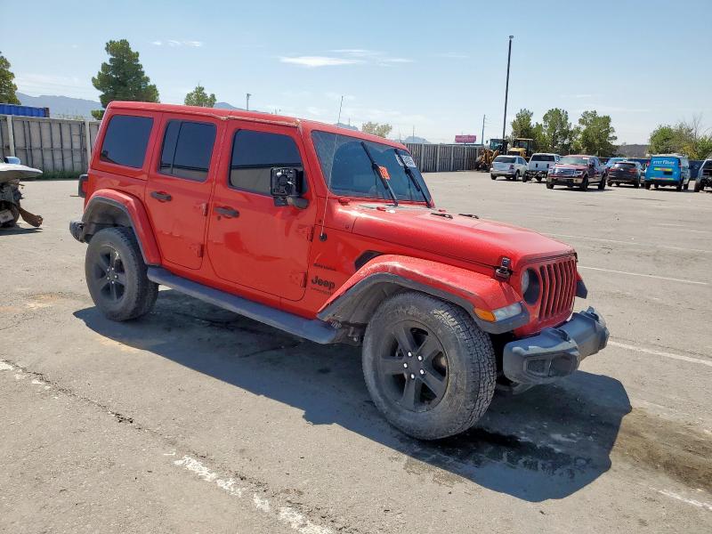 1C4HJXEN2MW668060 - 2021 JEEP WRANGLER U SAHARA RED photo 4