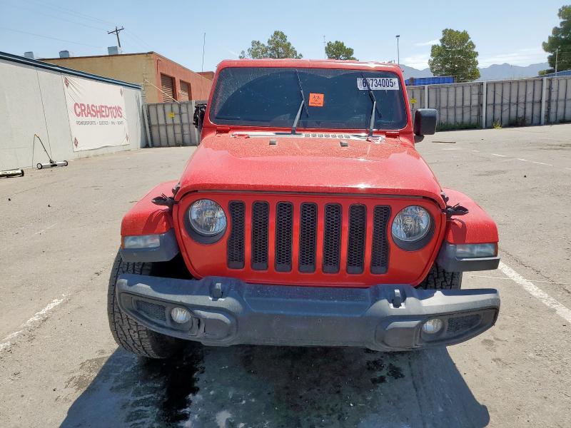 1C4HJXEN2MW668060 - 2021 JEEP WRANGLER U SAHARA RED photo 5