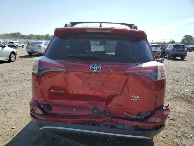 JTMRFREV3HJ125076 - 2017 TOYOTA RAV4 XLE RED photo 6