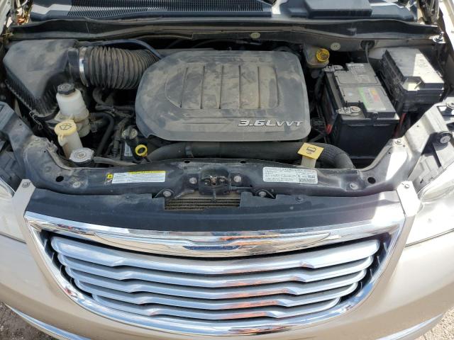 2C4RC1BG2DR503555 - 2013 CHRYSLER TOWN & COU TOURING ოქროსფერი ფოტო 12