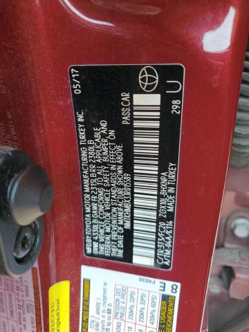NMTKHMBX3JR015589 - 2018 TOYOTA C-HR XLE Qırmızı foto 13
