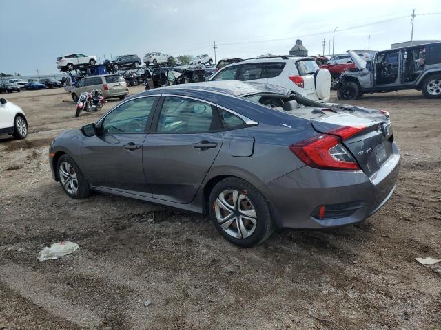 2HGFC2F59JH599883 - 2018 HONDA CIVIC LX ნაცრისფერი ფოტო 2