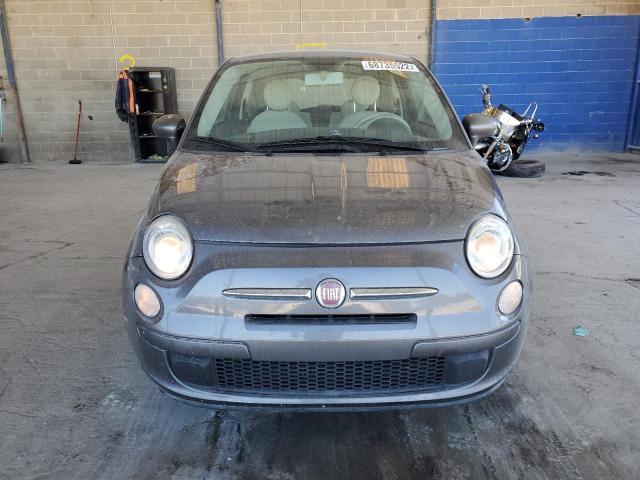 3C3CFFAR3CT288054 - 2012 FIAT 500 POP GRAY photo 5