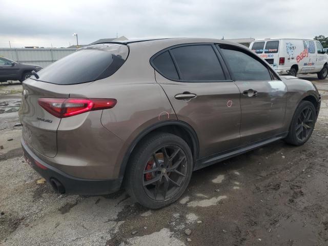 ZASPAKBN8K7C50538 - 2019 ALFA ROMEO STELVIO TI BROWN photo 3