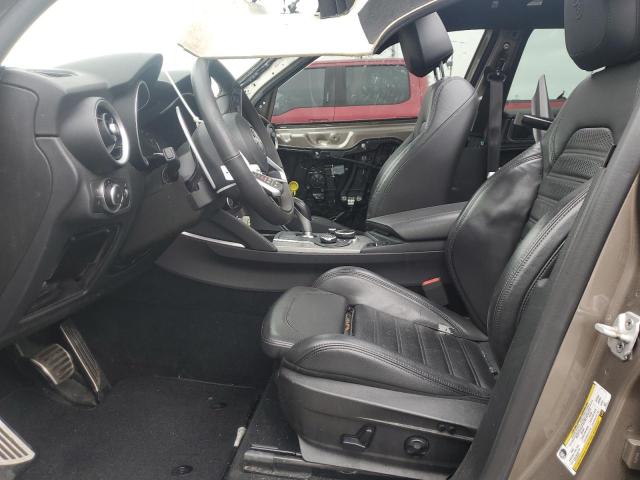 ZASPAKBN8K7C50538 - 2019 ALFA ROMEO STELVIO TI BROWN photo 7