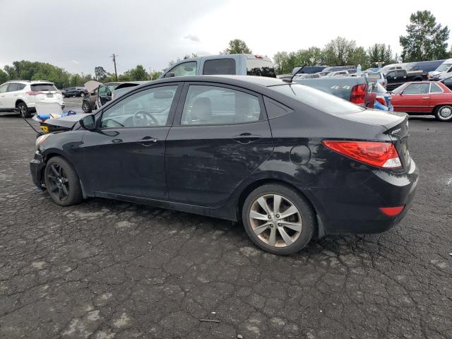 KMHCU4AE6DU581193 - 2013 HYUNDAI ACCENT GLS BLACK photo 2