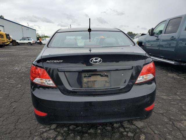 KMHCU4AE6DU581193 - 2013 HYUNDAI ACCENT GLS BLACK photo 6