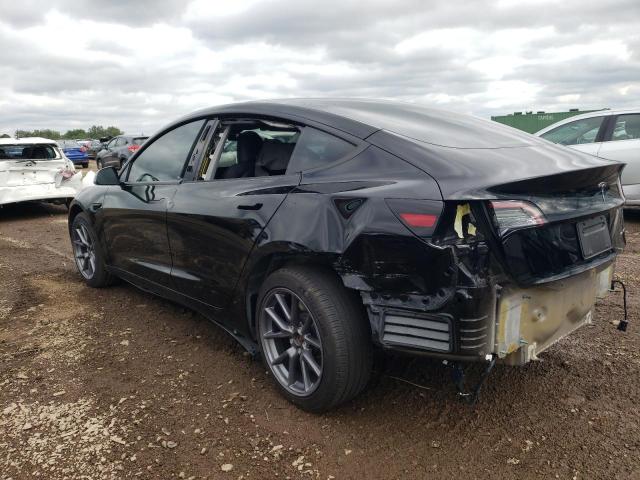 5YJ3E1EB2PF592589 - 2023 TESLA MODEL 3 BLACK photo 2