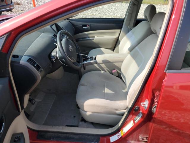 JTDKB20U993518220 - 2009 TOYOTA PRIUS RED photo 7