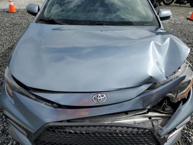 JTDP4RCE2LJ012132 - 2020 TOYOTA COROLLA SE BLUE photo 11