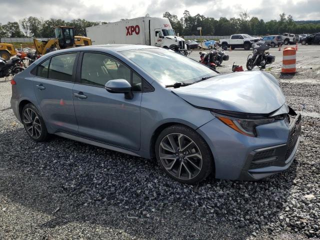 JTDP4RCE2LJ012132 - 2020 TOYOTA COROLLA SE BLUE photo 4