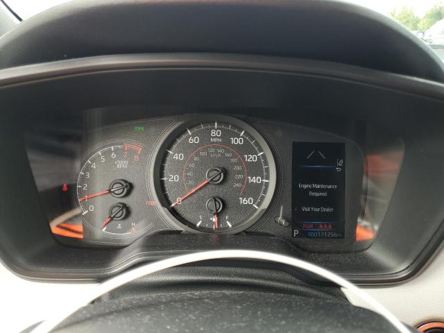 JTDP4RCE2LJ012132 - 2020 TOYOTA COROLLA SE BLUE photo 9