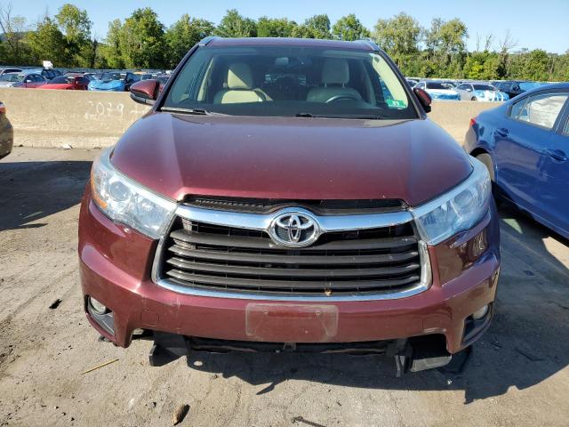5TDJKRFH4GS340288 - 2016 TOYOTA HIGHLANDER XLE Bordo foto 5
