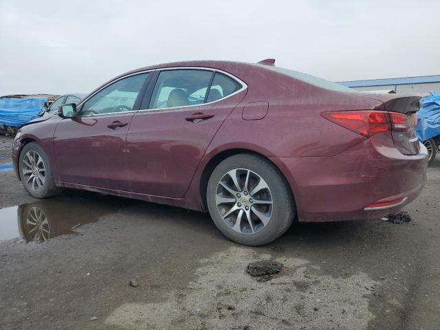 19UUB1F50FA010665 - 2015 ACURA TLX TECH MAROON photo 2
