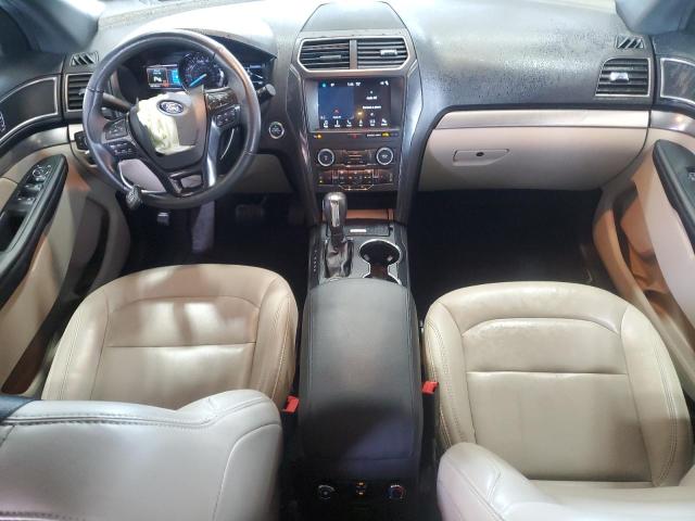 1FM5K8D87KGB05915 - 2019 FORD EXPLORER XLT Weiß Foto 8