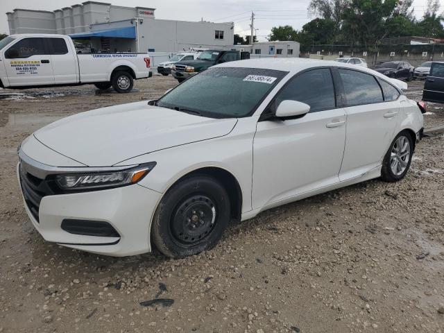 1HGCV1F16KA096249 - 2019 HONDA ACCORD LX WHITE photo 1