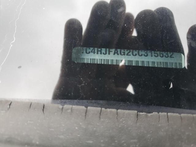 1C4RJFAG2CC315632 - 2012 JEEP GRAND CHER LAREDO შავი ფოტო 13