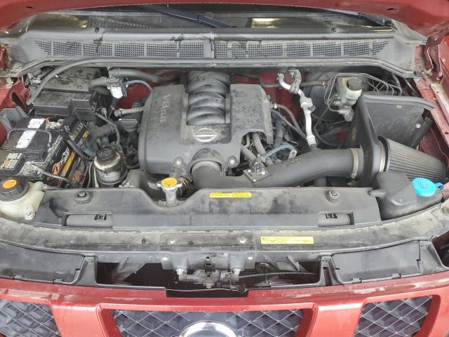 1N6AA06A35N574729 - 2005 NISSAN TITAN XE წითელი ფოტო 11