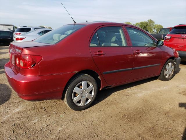 2T1BR32E85C344259 - 2005 TOYOTA COROLLA CE RED photo 3