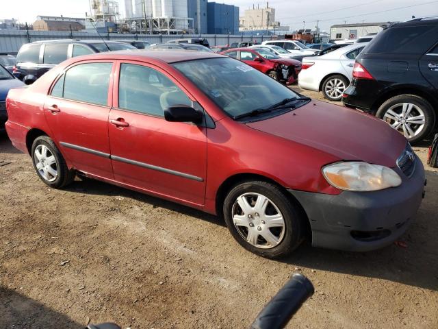 2T1BR32E85C344259 - 2005 TOYOTA COROLLA CE RED photo 4